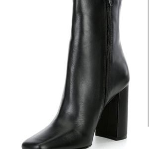 Lourde Leather Block Heel